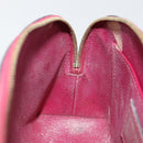 LOUIS VUITTON Vernis Pochette Cosmetic PM Rouge Grunadine M91746 LV Auth 142757-20