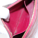 LOUIS VUITTON Vernis Pochette Cosmetic PM Rouge Grunadine M91746 LV Auth 142757-11