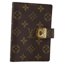 LOUIS VUITTON Monogram Agenda Koala PM Day Planner Cover R21013 LV Auth 142758-1