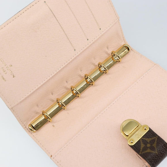 LOUIS VUITTON Monogram Agenda Koala PM Day Planner Cover R21013 LV Auth 142758