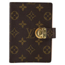 LOUIS VUITTON Monogram Agenda Koala PM Day Planner Cover R21013 LV Auth 142758-13