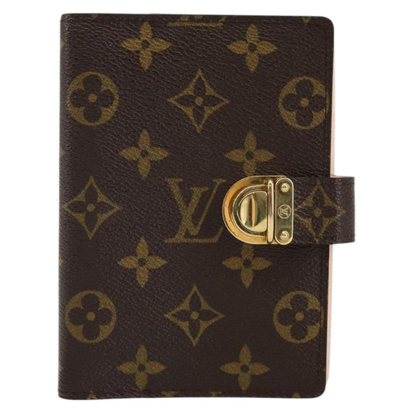LOUIS VUITTON Monogram Agenda Koala PM Day Planner Cover R21013 LV Auth 142758