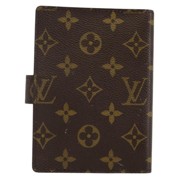 LOUIS VUITTON Monogram Agenda Koala PM Day Planner Cover R21013 LV Auth 142758