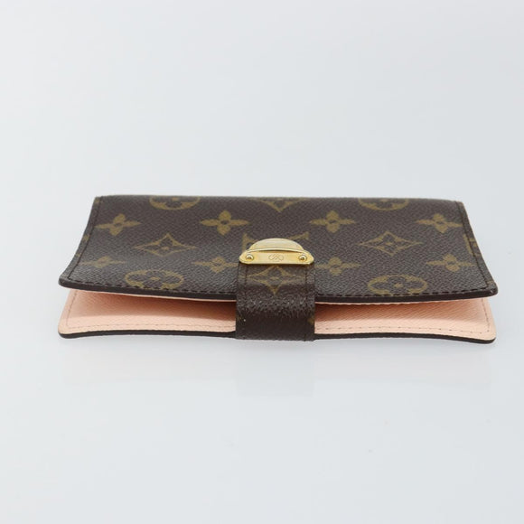 LOUIS VUITTON Monogram Agenda Koala PM Day Planner Cover R21013 LV Auth 142758