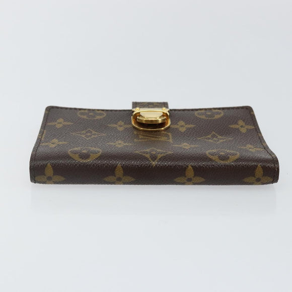 LOUIS VUITTON Monogram Agenda Koala PM Day Planner Cover R21013 LV Auth 142758