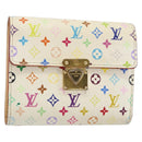 LOUIS VUITTON Multicolor Portefeuille Koala Rich Wallet White M58081 Auth 142759-1