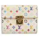LOUIS VUITTON Multicolor Portefeuille Koala Rich Wallet White M58081 Auth 142759-13
