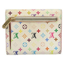 LOUIS VUITTON Multicolor Portefeuille Koala Rich Wallet White M58081 Auth 142759-2