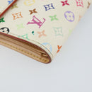 LOUIS VUITTON Multicolor Portefeuille Koala Rich Wallet White M58081 Auth 142759-14