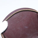 LOUIS VUITTON Vernis Porte Monnaie Ecruil Coin Purse Amarante M91386 Auth 142760-17