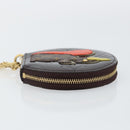 LOUIS VUITTON Vernis Porte Monnaie Ecruil Coin Purse Amarante M91386 Auth 142760-3