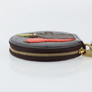 LOUIS VUITTON Vernis Porte Monnaie Ecruil Coin Purse Amarante M91386 Auth 142760-4