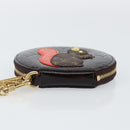 LOUIS VUITTON Vernis Porte Monnaie Ecruil Coin Purse Amarante M91386 Auth 142760-6