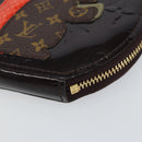 LOUIS VUITTON Vernis Porte Monnaie Ecruil Coin Purse Amarante M91386 Auth 142760-7