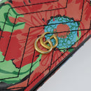 GUCCI GG Marmont Ken Scott Wallet Leather Black 466492 Auth 142761-12