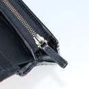 GUCCI GG Marmont Ken Scott Wallet Leather Black 466492 Auth 142761-16