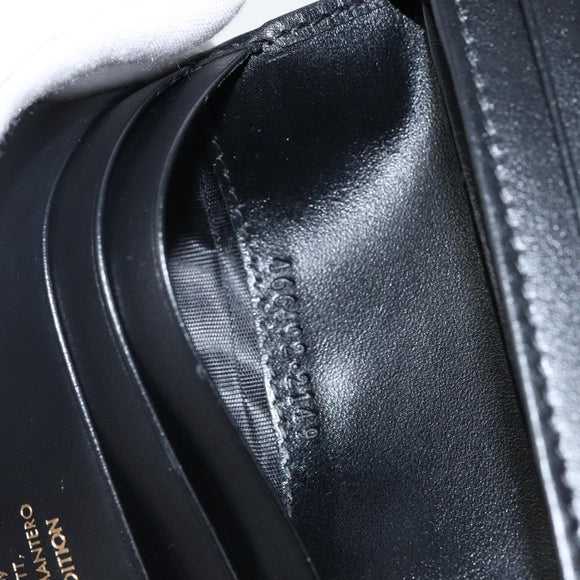 GUCCI GG Marmont Ken Scott Wallet Leather Black 466492 Auth 142761