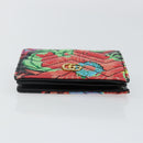 GUCCI GG Marmont Ken Scott Wallet Leather Black 466492 Auth 142761-7