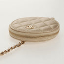 CHANEL Matelasse AirPods Case & Coin Purse 2024 Year Gift Gold CC Auth 142763M-6