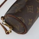 LOUIS VUITTON Monogram Papillon Pouch LV Auth 142766-16