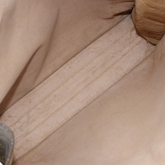 LOUIS VUITTON Monogram Sac Plat Hand Bag M51140 LV Auth 142770