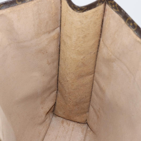 LOUIS VUITTON Monogram Sac Plat Hand Bag M51140 LV Auth 142770