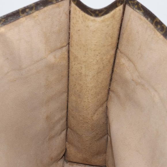 LOUIS VUITTON Monogram Sac Plat Hand Bag M51140 LV Auth 142770