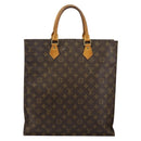 LOUIS VUITTON Monogram Sac Plat Hand Bag M51140 LV Auth 142770-13