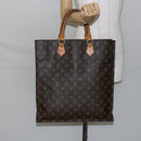 LOUIS VUITTON Monogram Sac Plat Hand Bag M51140 LV Auth 142770-20