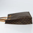 LOUIS VUITTON Monogram Sac Plat Hand Bag M51140 LV Auth 142770-4