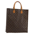 LOUIS VUITTON Monogram Sac Plat Hand Bag M51140 LV Auth 142771-1