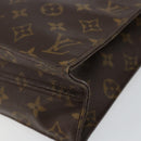 LOUIS VUITTON Monogram Sac Plat Hand Bag M51140 LV Auth 142771-9