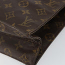 LOUIS VUITTON Monogram Sac Plat Hand Bag M51140 LV Auth 142771-15