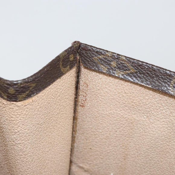 LOUIS VUITTON Monogram Sac Plat Hand Bag M51140 LV Auth 142771