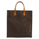 LOUIS VUITTON Monogram Sac Plat Hand Bag M51140 LV Auth 142771-13