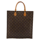 LOUIS VUITTON Monogram Sac Plat Hand Bag M51140 LV Auth 142771-2