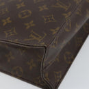 LOUIS VUITTON Monogram Sac Plat Hand Bag M51140 LV Auth 142772-16