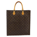 LOUIS VUITTON Monogram Sac Plat Hand Bag M51140 LV Auth 142772-2