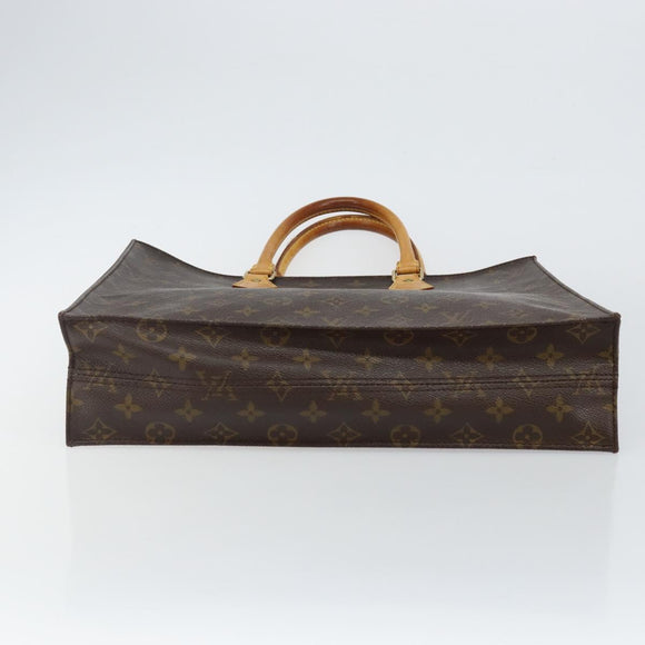 LOUIS VUITTON Monogram Sac Plat Hand Bag M51140 LV Auth 142772