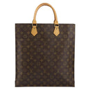 LOUIS VUITTON Monogram Sac Plat Hand Bag M51140 LV Auth 142773-13