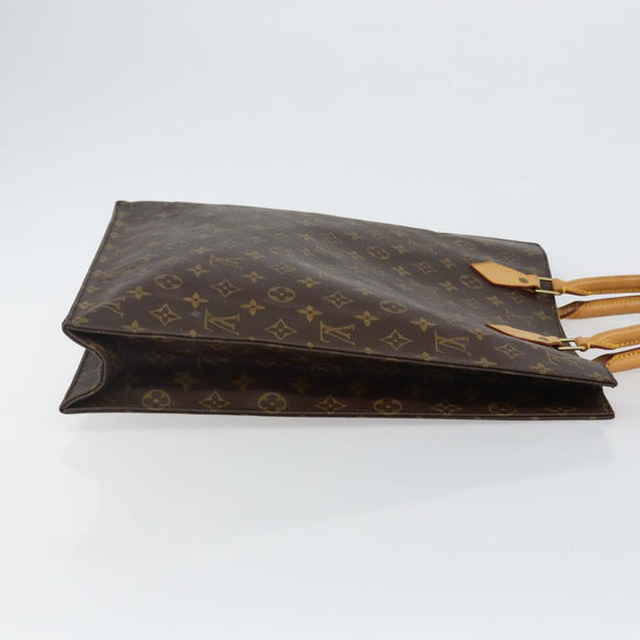 LOUIS VUITTON Monogram Sac Plat Handtasche M51140 LV Auth 142773