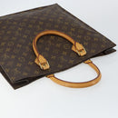 LOUIS VUITTON Monogram Sac Plat Hand Bag M51140 LV Auth 142773-6