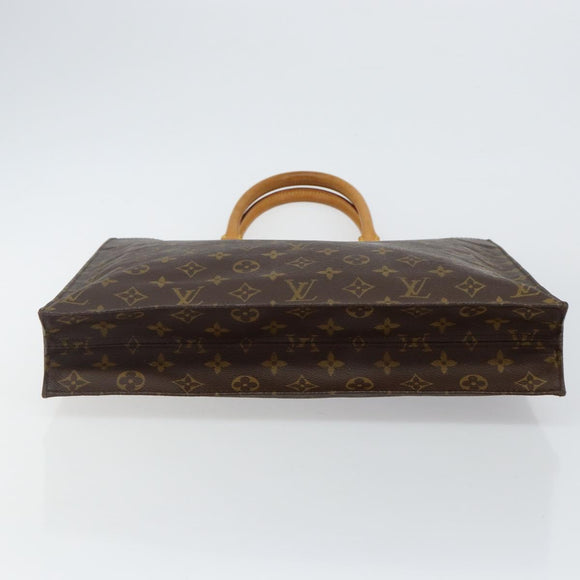 LOUIS VUITTON Monogram Sac Plat Hand Bag M51140 LV Auth 142773