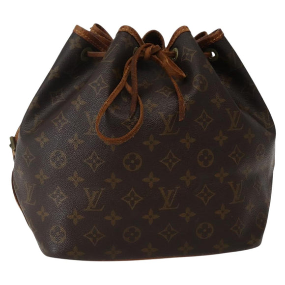 LOUIS VUITTON Monogram Petit Noe Shoulder Bag M42226 LV Auth 142774