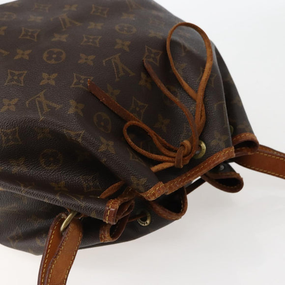LOUIS VUITTON Monogram Petit Noe Shoulder Bag M42226 LV Auth 142774