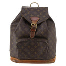 LOUIS VUITTON Monogram Montsouris GM Backpack M51135 LV Auth 142777-13