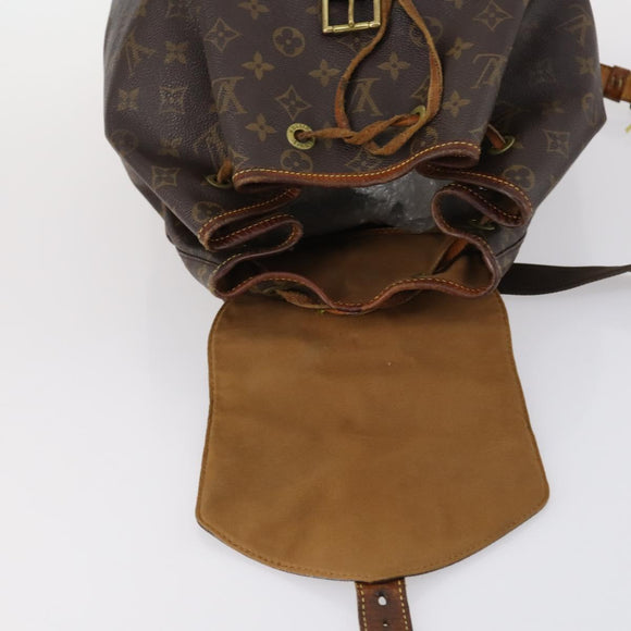 LOUIS VUITTON Monogram Montsouris GM Backpack M51135 LV Auth 142777