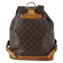 LOUIS VUITTON Monogram Montsouris GM Backpack M51135 LV Auth 142777-2