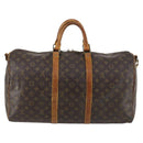 LOUIS VUITTON Monogram Keepall Bandouliere 50 Handtas M41416 LV Auth 142778-2