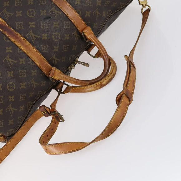 LOUIS VUITTON Monogram Keepall Bandouliere 50 Handtas M41416 LV Auth 142778